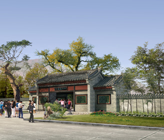 河南省杜甫故里景區(qū)建筑設計效果圖