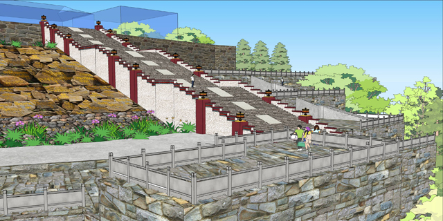 金川縣觀音橋景區(qū)創(chuàng)國家4A級旅游景區(qū)建筑設計