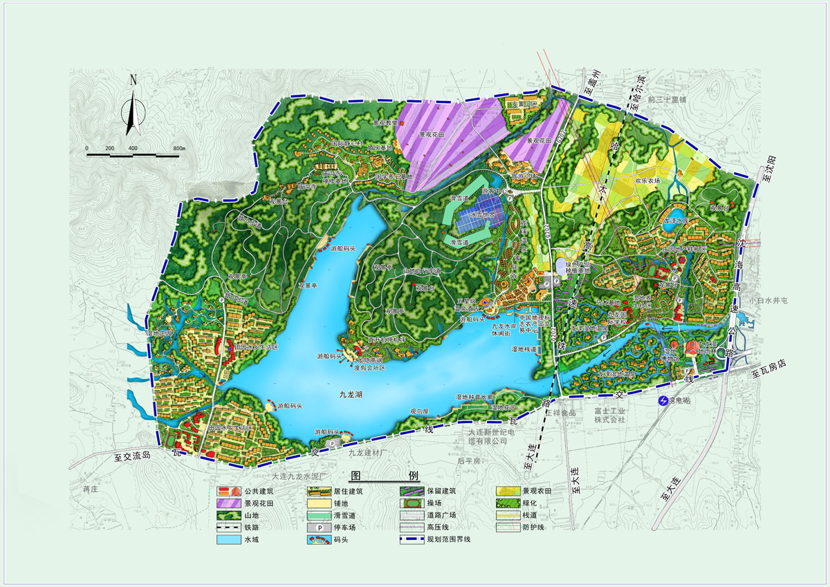 中國大連九龍湖旅游度假區(qū)概念性規(guī)劃
