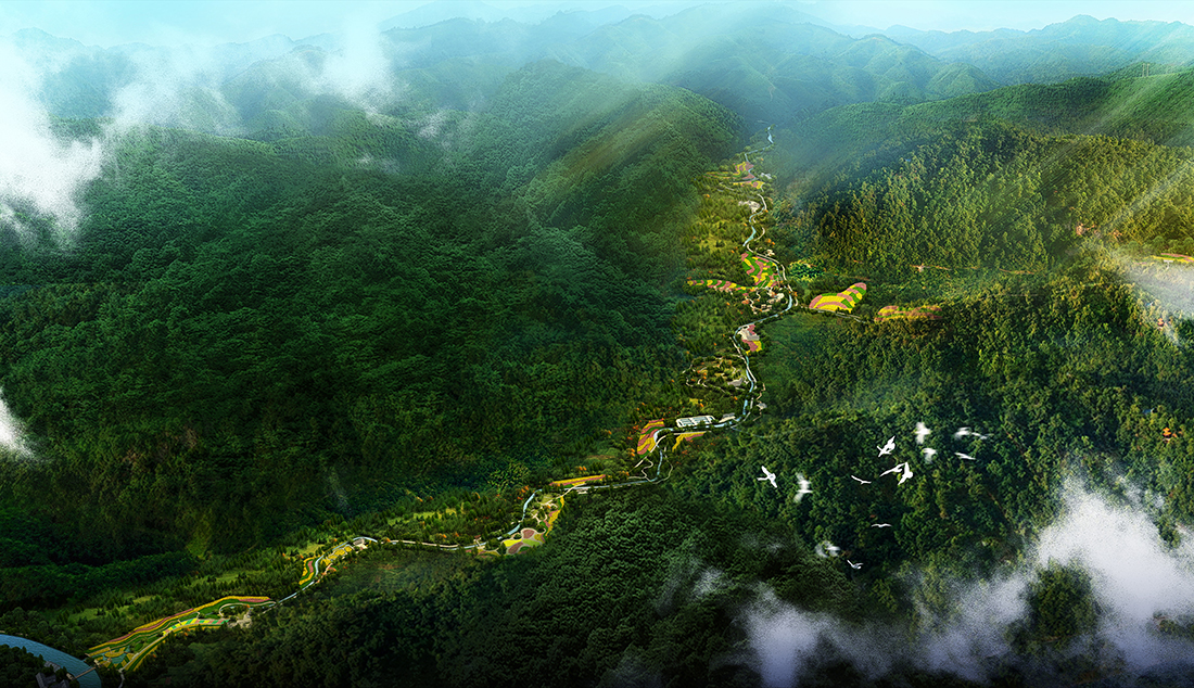 寺溝自然公園鳥瞰