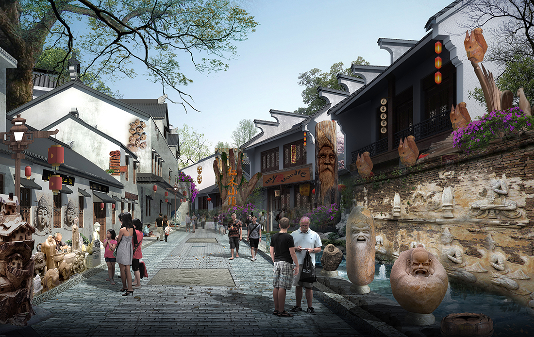 04-2紅木小鎮(zhèn)效果圖