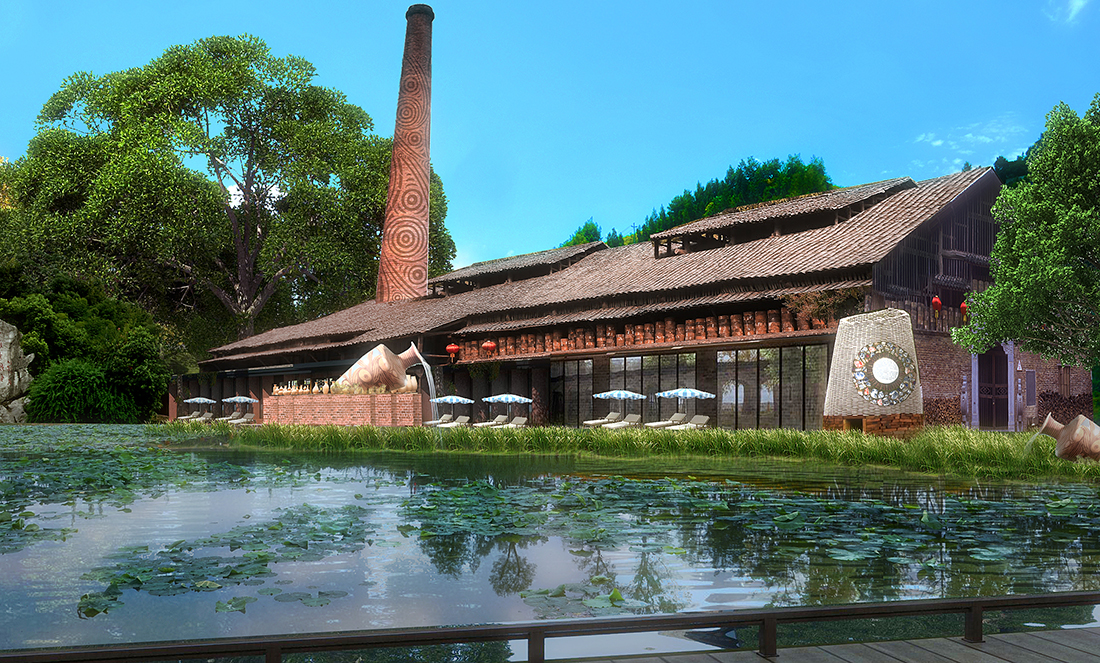 07-1前塘瓷窯主題酒店效果圖