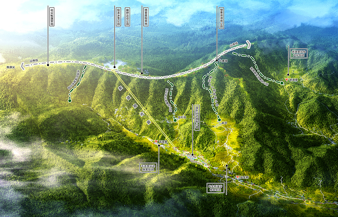 “竹海原鄉(xiāng)”運(yùn)動(dòng)度假區(qū)鳥(niǎo)瞰圖