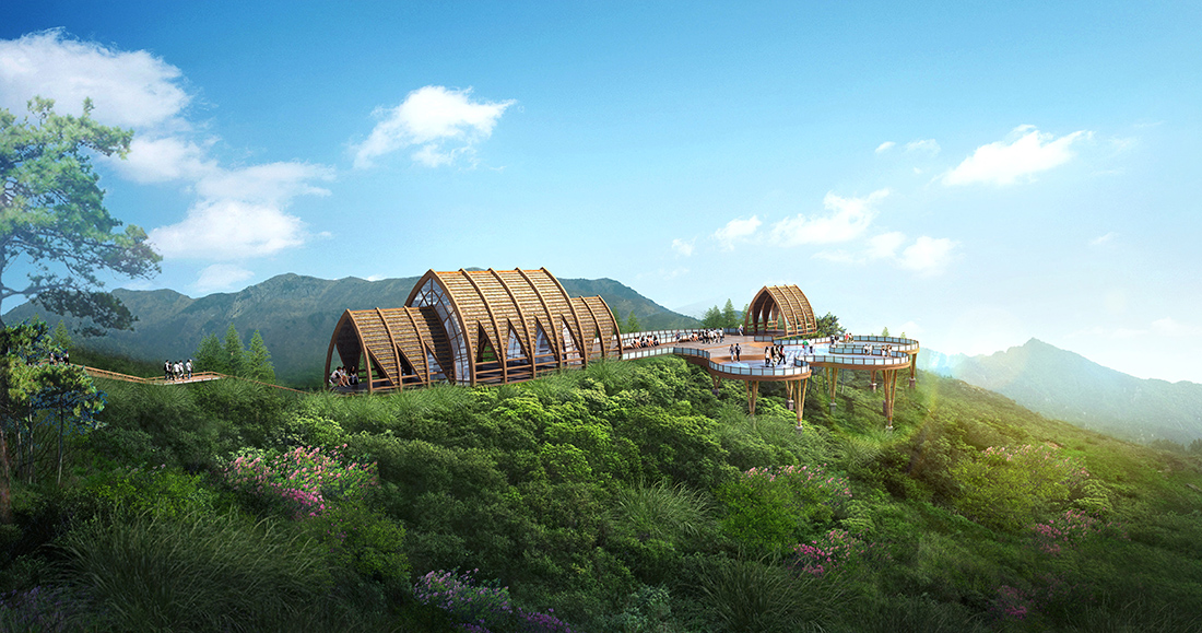 山脊觀景塔效果圖