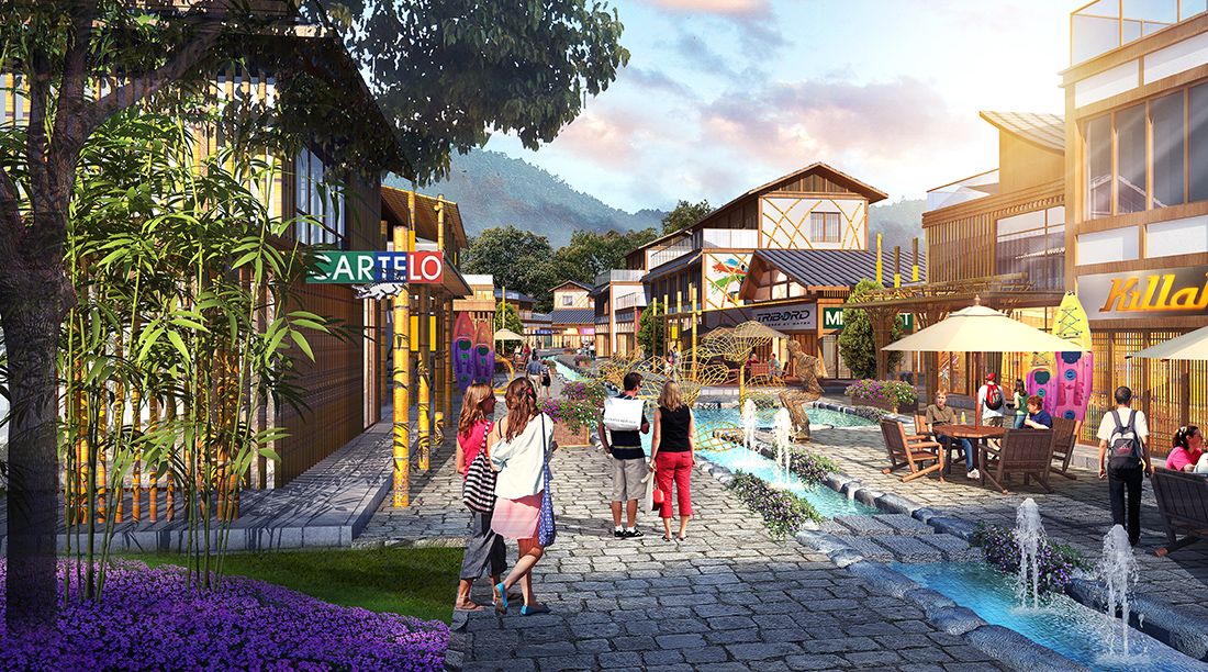 竹子主題商業(yè)街