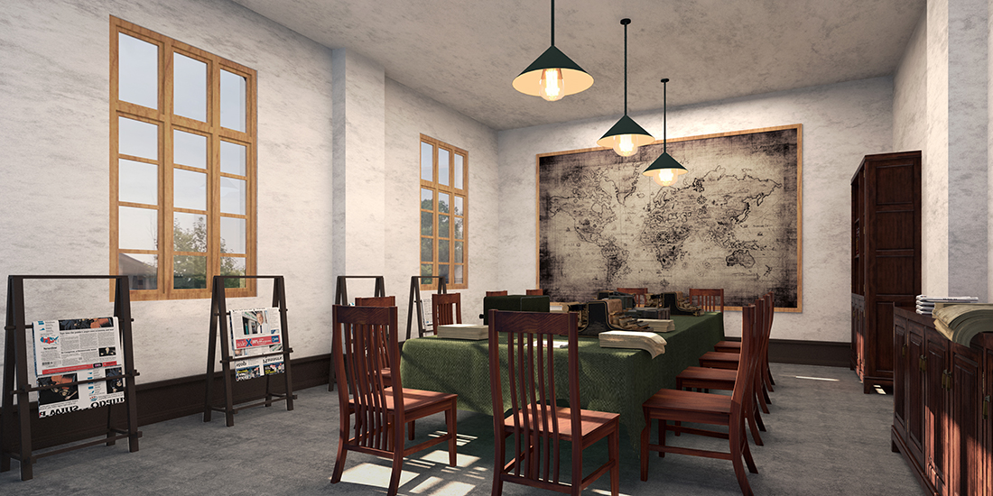 情報中心場景效果圖 情報中心場景效果圖