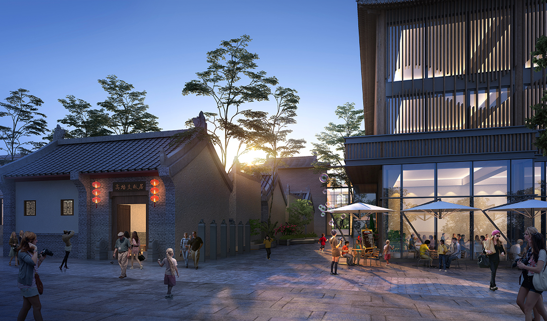 高培支故居透視效果圖