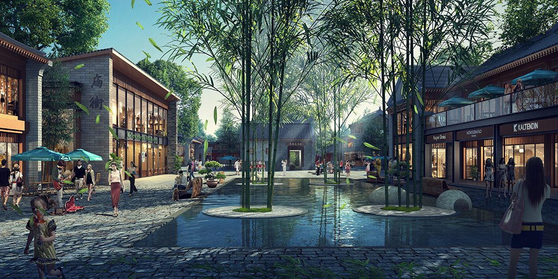 臥龍寺街區(qū)入口