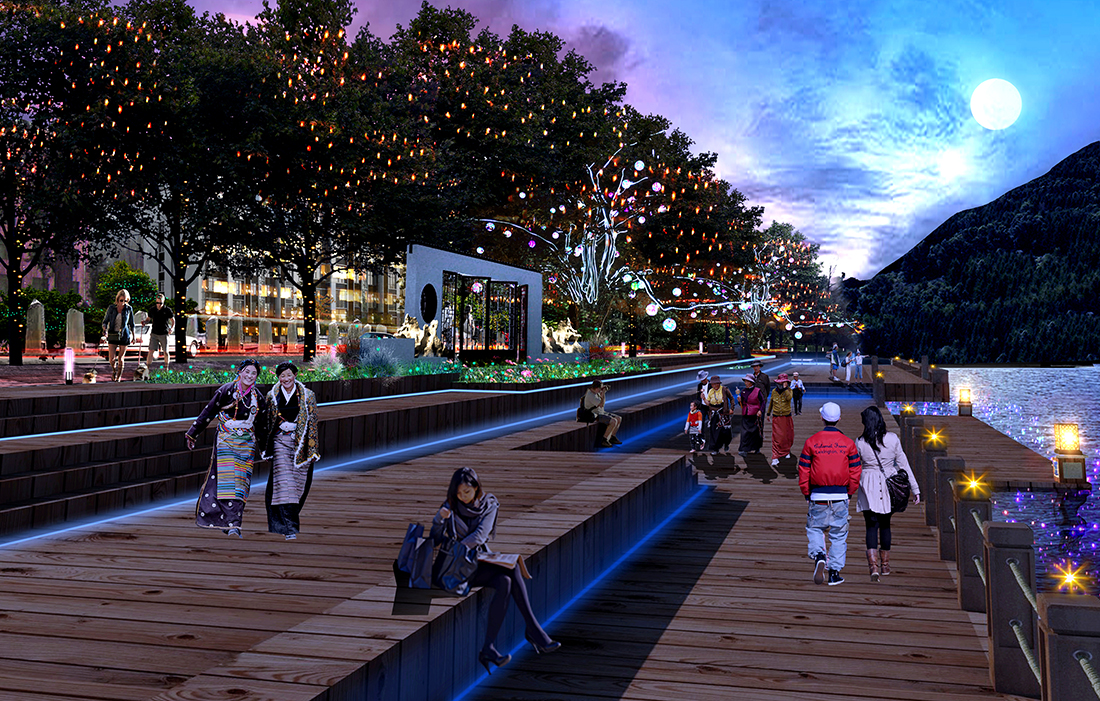 河濱休息平臺改造