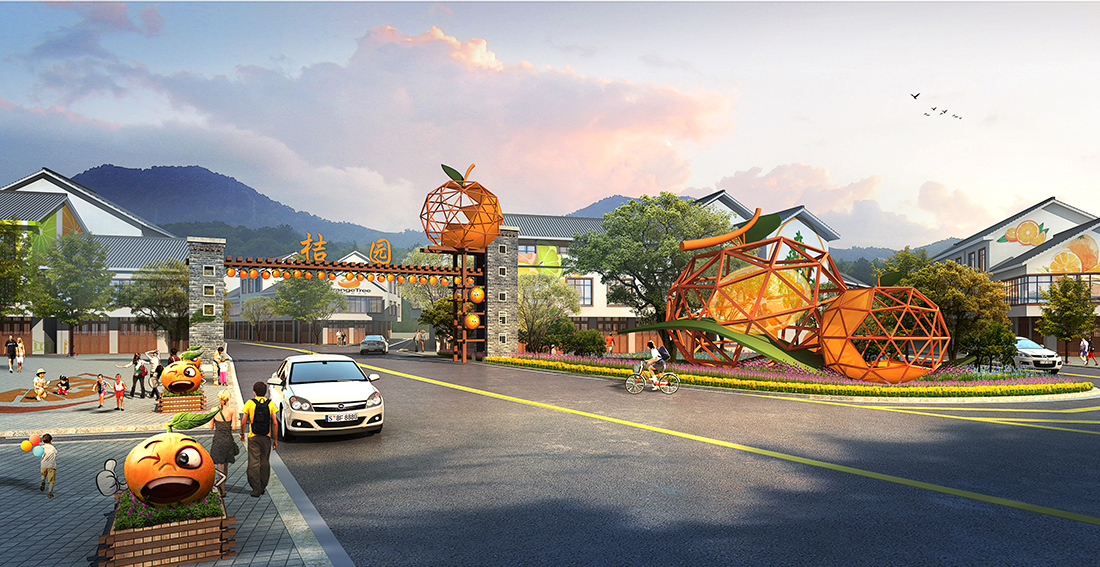 桔園鄉(xiāng)村社區(qū)效果圖