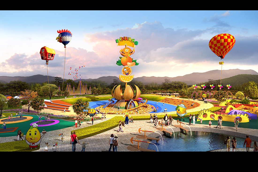 橘子樂園場景設(shè)計