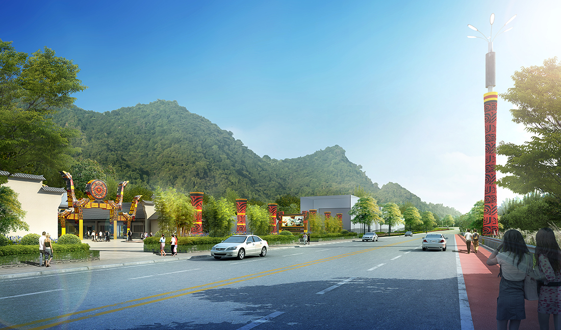 古潮音洞景觀節(jié)點(diǎn)