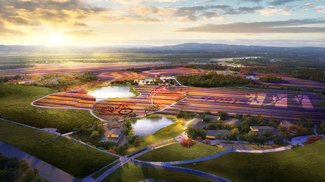 01  田園主題綠道想效果圖