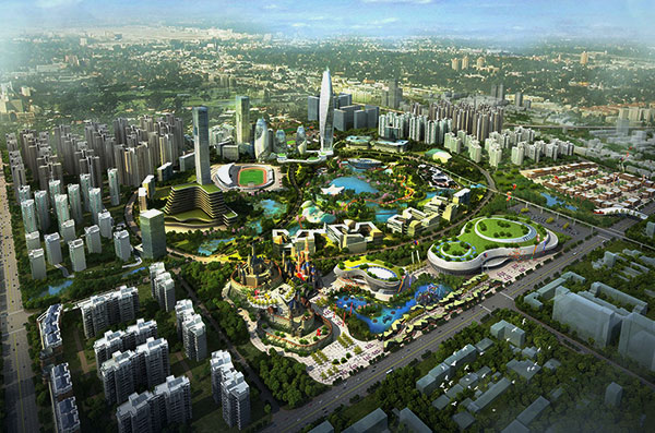 中國西部歡樂城旅游度假區(qū)總體規(guī)劃及重點地塊控制導(dǎo)規(guī)